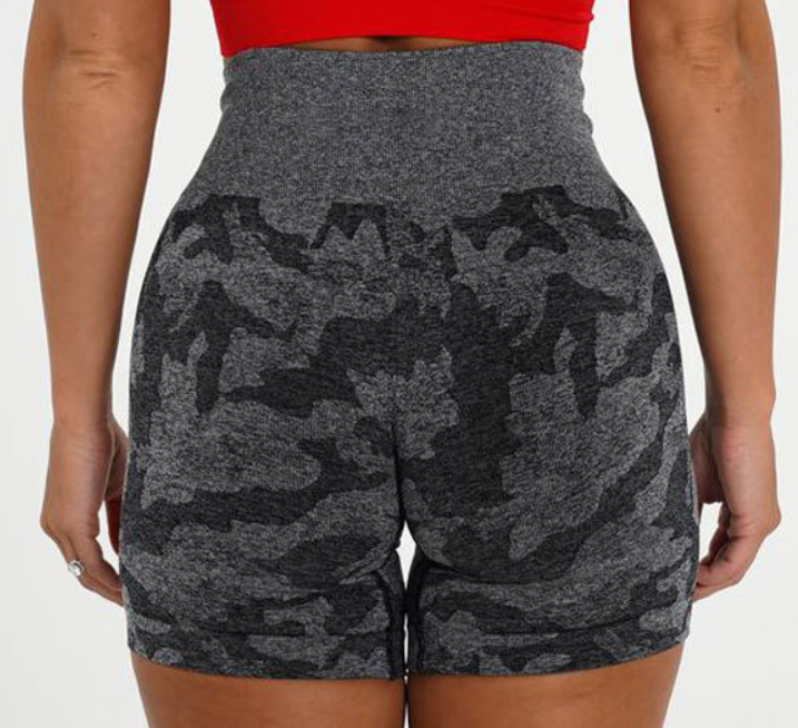 GRIT Seamless Camo Compression Shorts - GRIT GEAR